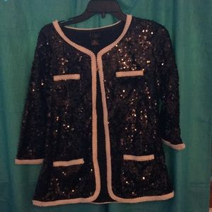 Beaded evening jacket